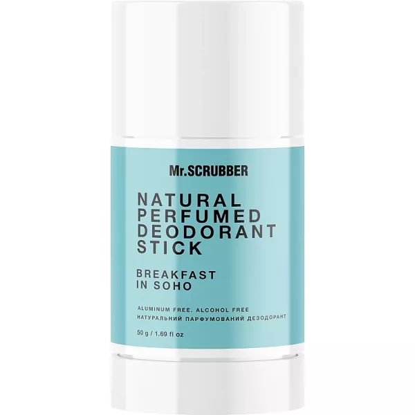 Mr.Scrubber Breakfast In Soho Natural Perfumed Deodorant Stick ����������� ������������ ���������� 