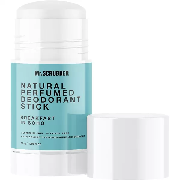 Mr.Scrubber Breakfast In Soho Natural Perfumed Deodorant Stick ����������� ������������ ���������� 
