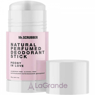 Mr.Scrubber Peony In Love Natural Perfumed Deodorant Stick    