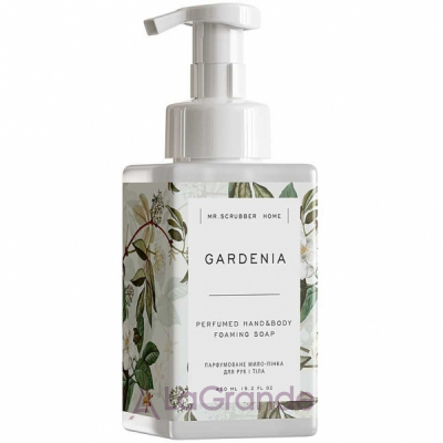 Mr.Scrubber Home Gardenia Perfumed Hand & Body Foarming Soap  -     