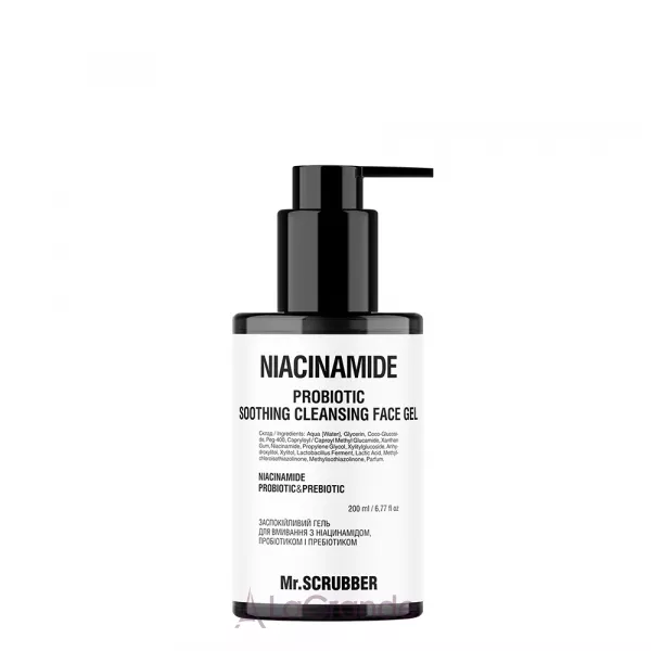 Mr.Scrubber Niacinamide Probiotic Soothing Cleansing Face Gel ������������� ���� ��� �������� � ������������, ����������� � �����������