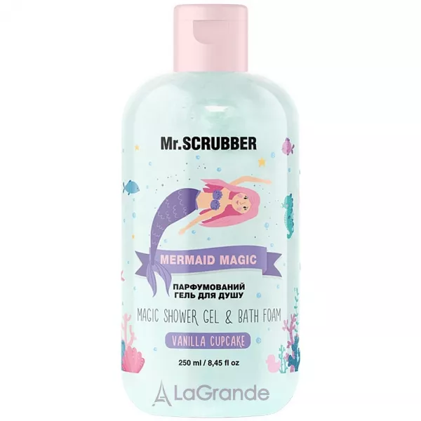 Mr.Scrubber Mermaid Magic Shower Gel & Bath Foam ��������������� ���� ��� ���� 