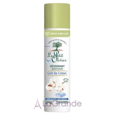 Le Petit Olivier Deodorant Douceur Lait de Coton - 