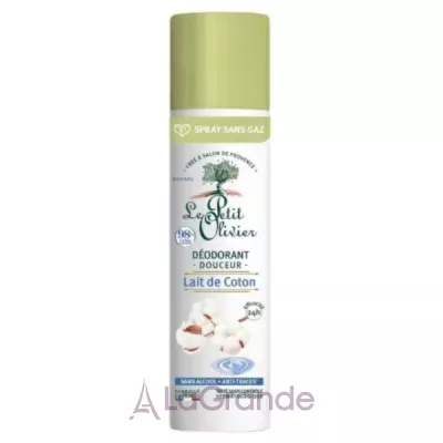 Le Petit Olivier Deodorant Douceur Lait de Coton - 