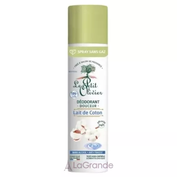 Le Petit Olivier Deodorant Douceur Lait de Coton ����������-����� 