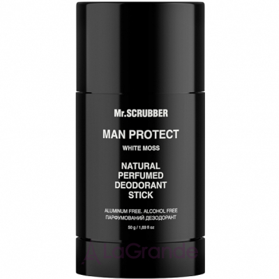 Mr.Scrubber Man Protect White Moss Natural Perfumed Deodorant Stick    