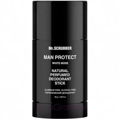 Mr.Scrubber Man Protect White Moss Natural Perfumed Deodorant Stick    