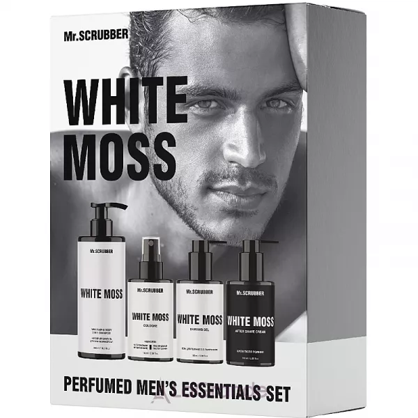 Mr.Scrubber White Moss Perfumed Men�s Essentials Set ������������ ���� ��� ������� 