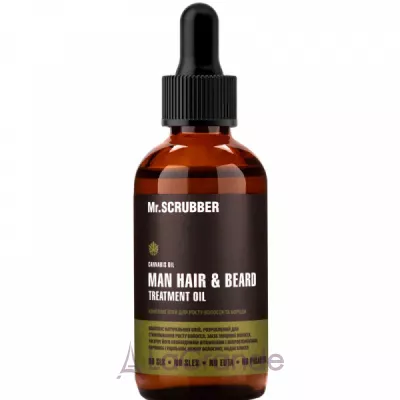 Mr.Scrubber Man Tea Tree Hair&Beard Treatment Oil       