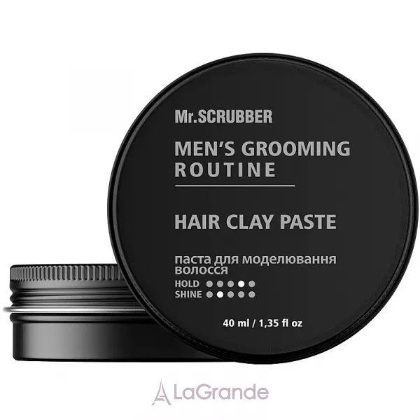 Mr.Scrubber Men's Grooming Routine Hair Clay Paste ����� ��� ������������� �����