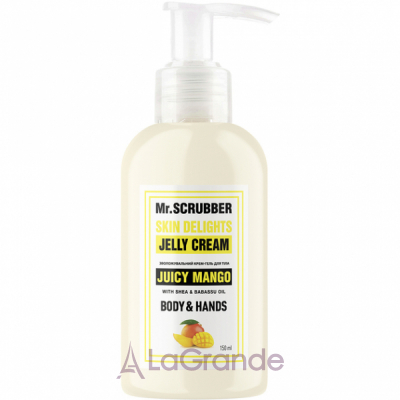 Mr. Scrubber Skin Delights Body & Hands Jelly Cream Mango -     