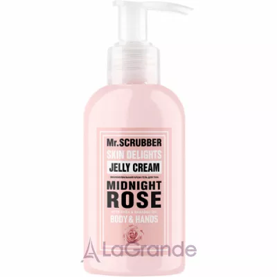 Mr. Scrubber Skin Delights Body & Hands Jelly Cream Midnight Rose -     