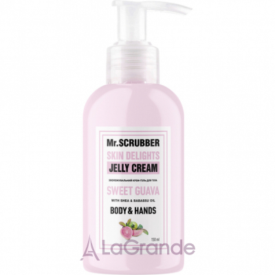 Mr.Scrubber Skin Delights Body & Hands Jelly Cream Sweet Guava  -     