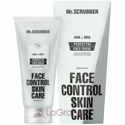 Mr.Scrubber Face Control Skin Care Perfectin AHA + BHA Face Mask        