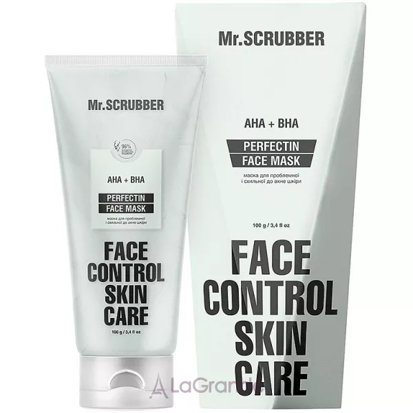 Mr.Scrubber Face Control Skin Care Perfectin AHA + BHA Face Mask ����� ��� ���������� � �������� � ���� ����