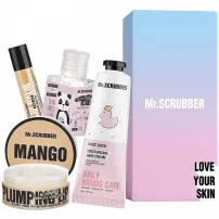 Mr.Scrubber Sweet Mango ���������� ����� "Sweet Mango" (lip/balm/5g + lip/scrub/50ml + h/cr/30ml + sanitizer/30ml)