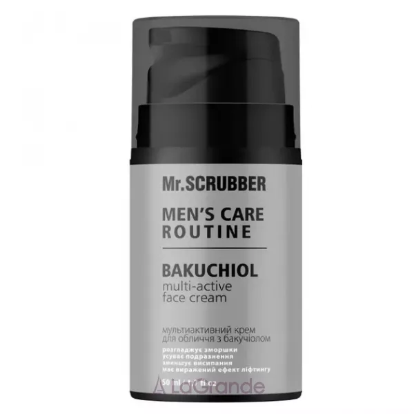Mr.Scrubber Men`s Care Routine Bakuchiol Multi-Active Face Cream �������������� ���� ��� ���� � ����������