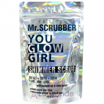 Mr.Scrubber You Glow Girl Shimmer Scrub    