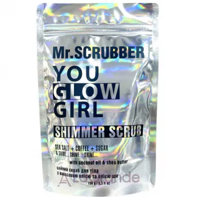 Mr.Scrubber You Glow Girl Shimmer Scrub    