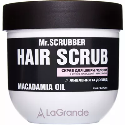 Mr.Scrubber Macadamia Oil Hair Scrub         