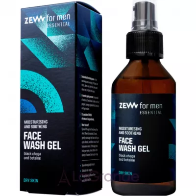 ZEW for men Essential Moisturizing and Soothing Face Wash Gel      