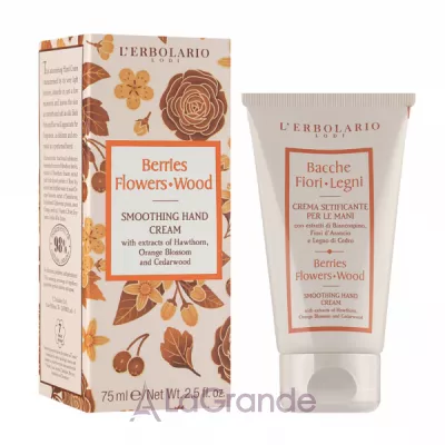 L'Erbolario Berries Flowers Wood Smoothing Hand Cream      