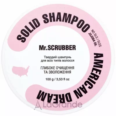 Mr.Scrubber Solid Shampoo Bar American Dream   American Dream