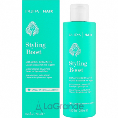 Pupa Styling Boost Moisturizing Shampoo       