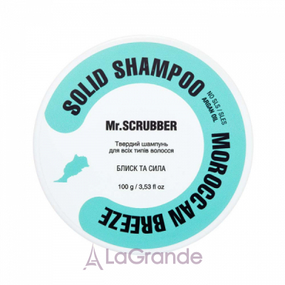 Mr.Scrubber Solid Shampoo Bar Moroccan Breeze   Moroccan Breeze