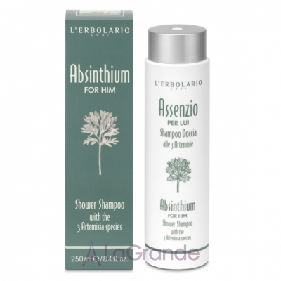 L'Erbolario Absinthium for Him Shower Shampoo    