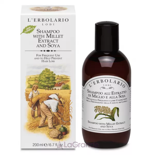L'Erbolario Shampoo with Millet Extract and Soya ������� � ���������� ����� �� ��