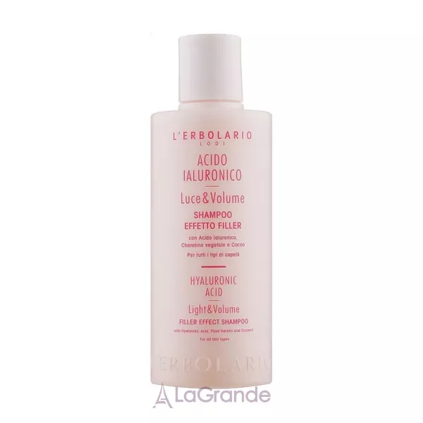 L'Erbolario Hyaluronic Acid Light & Volume Filler Effect Shampoo ������� ��� ������� � ����������� �������� �� ��������� ���������