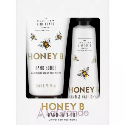 Scottish Fine Soaps Honey B Hand Care Duo  (scr/50ml + cr/30ml)