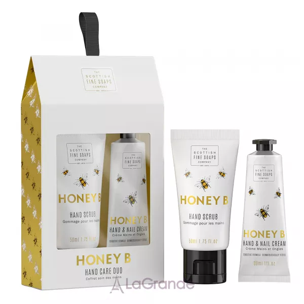 Scottish Fine Soaps Honey B Hand Care Duo ����� (scr/50ml + cr/30ml)
