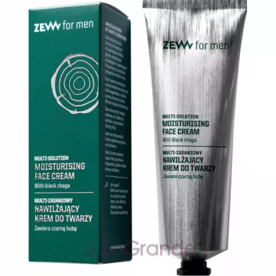 ZEW for men Moisturizing Face Cream With Black Chaga       