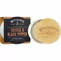 Scottish Fine Soaps Thistle & Black Pepper Shave Soap & Bowl ���� ��� ������ + �������� ����