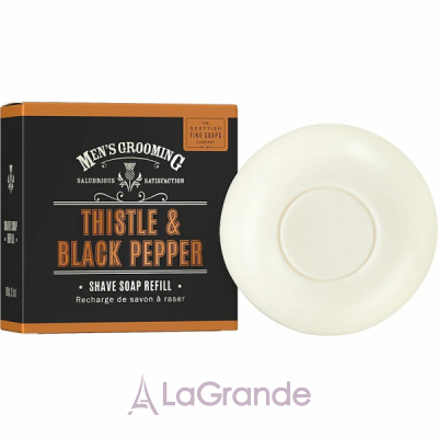 Scottish Fine Soaps Thistle & Black Pepper Shave Soap Refill    ( )