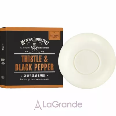 Scottish Fine Soaps Thistle & Black Pepper Shave Soap Refill    ( )