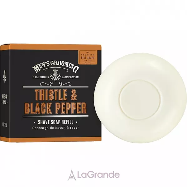 Scottish Fine Soaps Thistle & Black Pepper Shave Soap Refill ���� ��� ������ (������ ����)