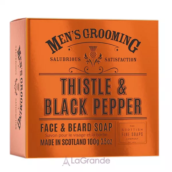Scottish Fine Soaps Thistle & Black Pepper Face & Beard Soap ���� ��� ���� � ������