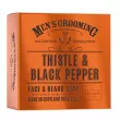 Scottish Fine Soaps Thistle & Black Pepper Face & Beard Soap     