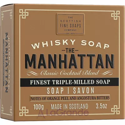 Scottish Fine Soaps The Manhattan Whisky Soap In a Carton     