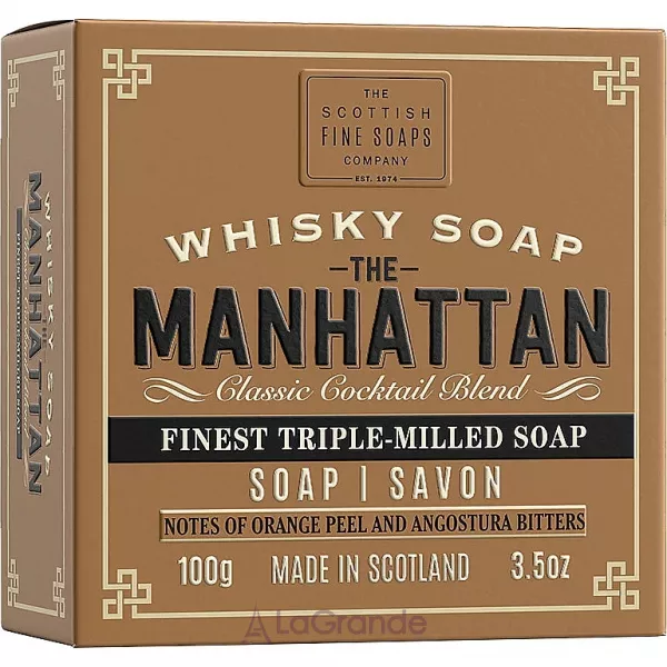 Scottish Fine Soaps The Manhattan Whisky Soap In a Carton ���� � ��������� �������� 
