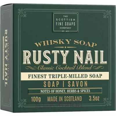 Scottish Fine Soaps Rusty Nail Whisky Soap In a Carton     