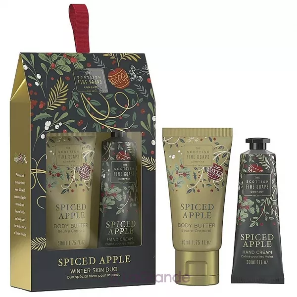 Scottish Fine Soaps Spiced Apple Winter Skin Duo ���� (b/but/50ml + h/cr/30ml)