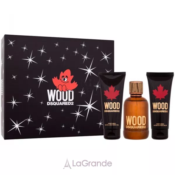 DSquared2 Wood Pour Homme ���� (�������� ���� 100 �� + ������� ���� ������ 100 �� + ���� ��� ���� 100 ��)