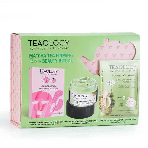Teaology Matcha Tea Firming Forever Beauty Ritual ����� ��� ���� (����, 50 �� + �����, 21 �� + ������������ �����, 1 ��)