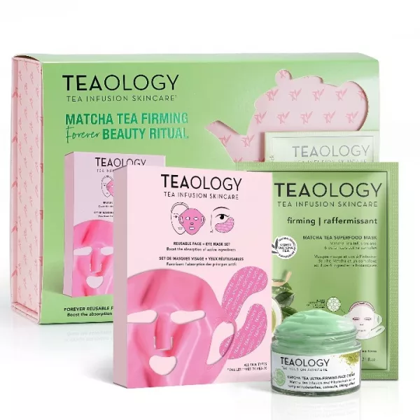 Teaology Matcha Tea Firming Forever Beauty Ritual ����� ��� ���� (����, 50 �� + �����, 21 �� + ������������ �����, 1 ��)