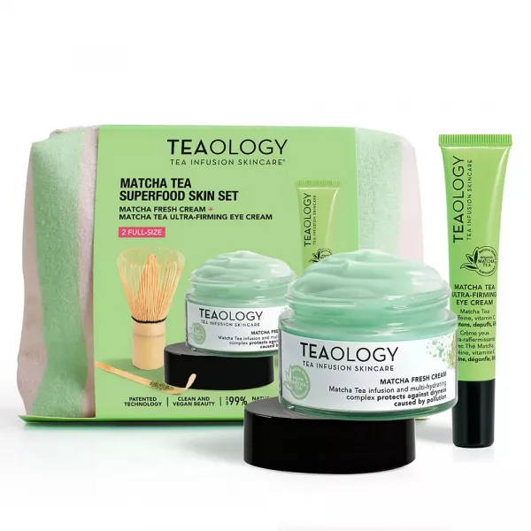 Teaology Matcha Superfood Skin Set ����� ��� ���� (���� ��� ����, 50 �� + ���� ��� ���� ������ ����, 15 �� + ����������)