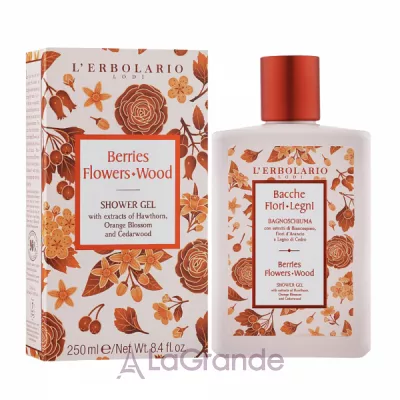 L'Erbolario Berries Flowers Wood Shower Gel    